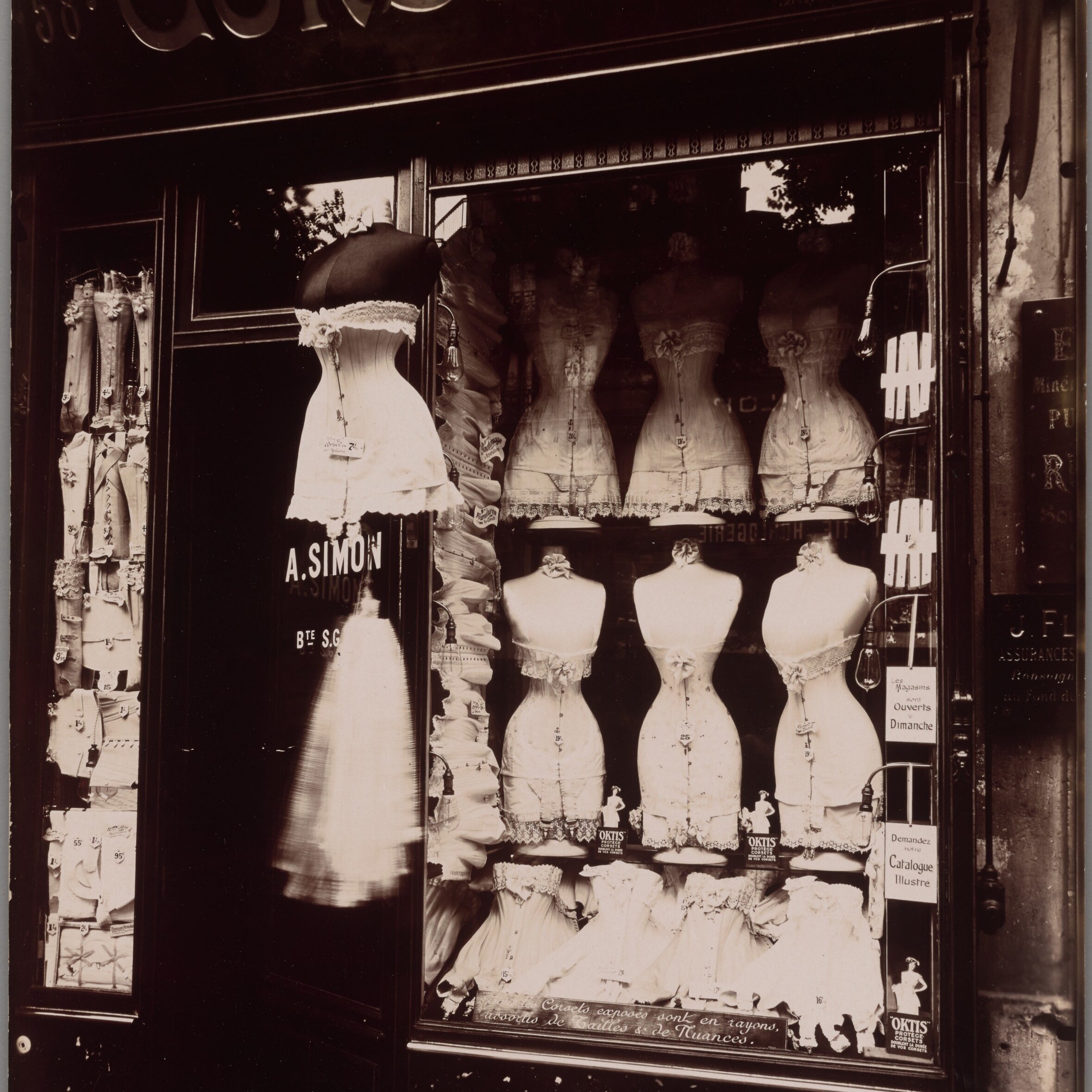 Eugène Atget (French, 1857 - 1927)
photographer Boulevard de Strasbourg, 1912 Gelatin silver chloride print
 The J. Paul Getty Museum, Los Angeles, 2022.44.12
